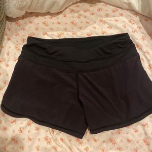 Black lulu lemon shorts